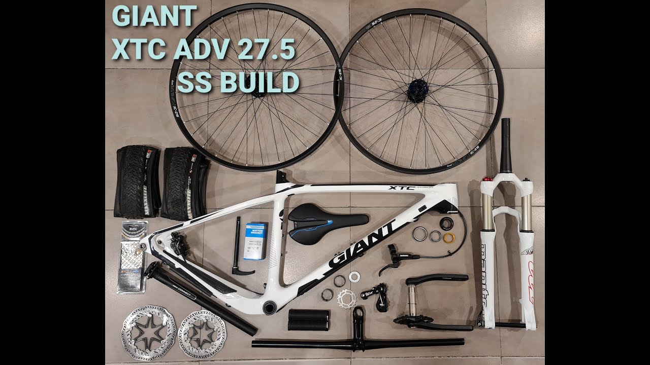 Dream Build Giant XTC Advance 27.5 with DaBomb RL-X chain Tensioner Single Speed