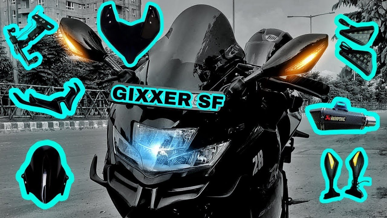 Suzuki GIXXER 5 must have accessories for BS-6 SUZUKI GIXXER SF 250/150 |available on Amazon