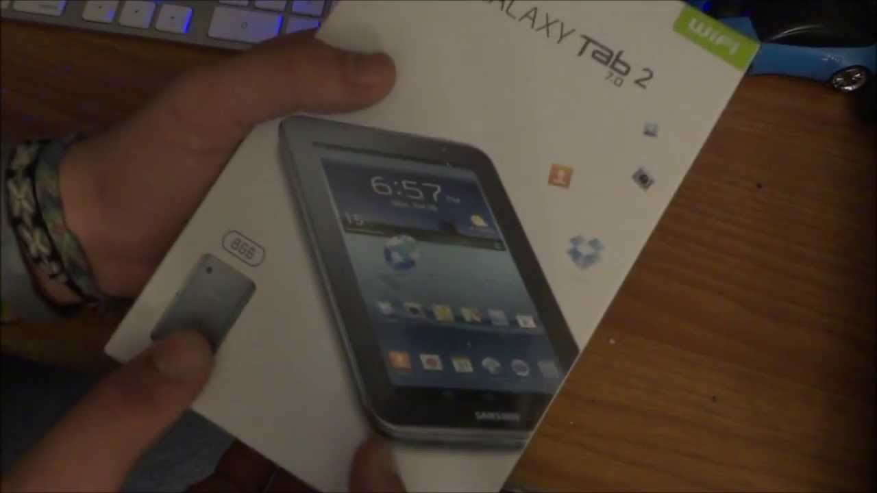 Samsung Galaxy Tab 2 7.0 Unboxing
