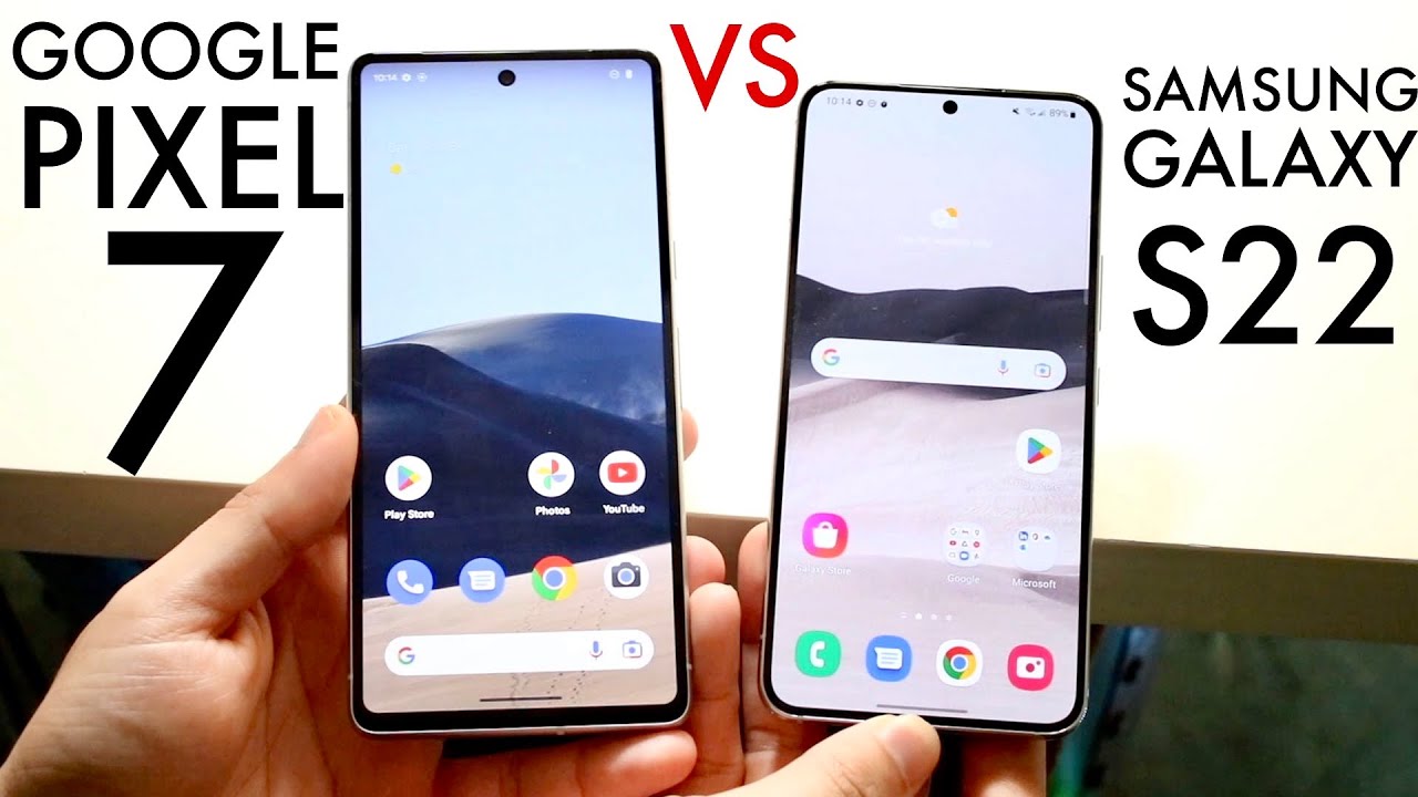 Google Pixel 7 против Samsung Galaxy S22! (Сравнение) (Обзор)