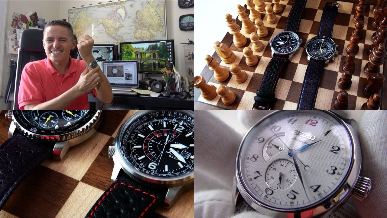 Duel For The Best $200 Aviation Watch - Citizen Nighthawk Vs Seiko SNA411 + SARW025 Unboxing