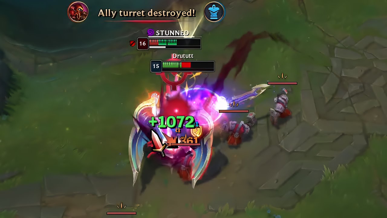 ONLY 1,000+ HEAL ON AATROX RIOT NERF BRIAR