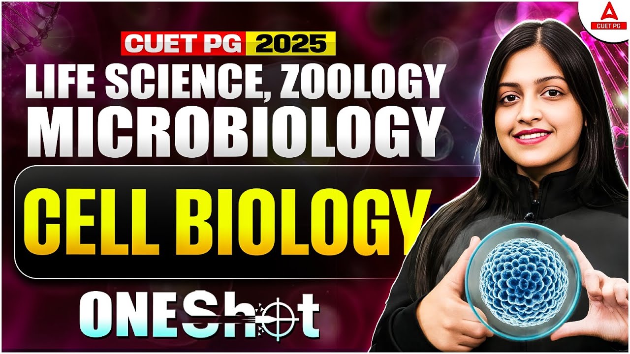 CUET PG 2025 Cell Biology Full Revision | One Shot For CUET PG Life Science, Zoology, Microbiology 🚀