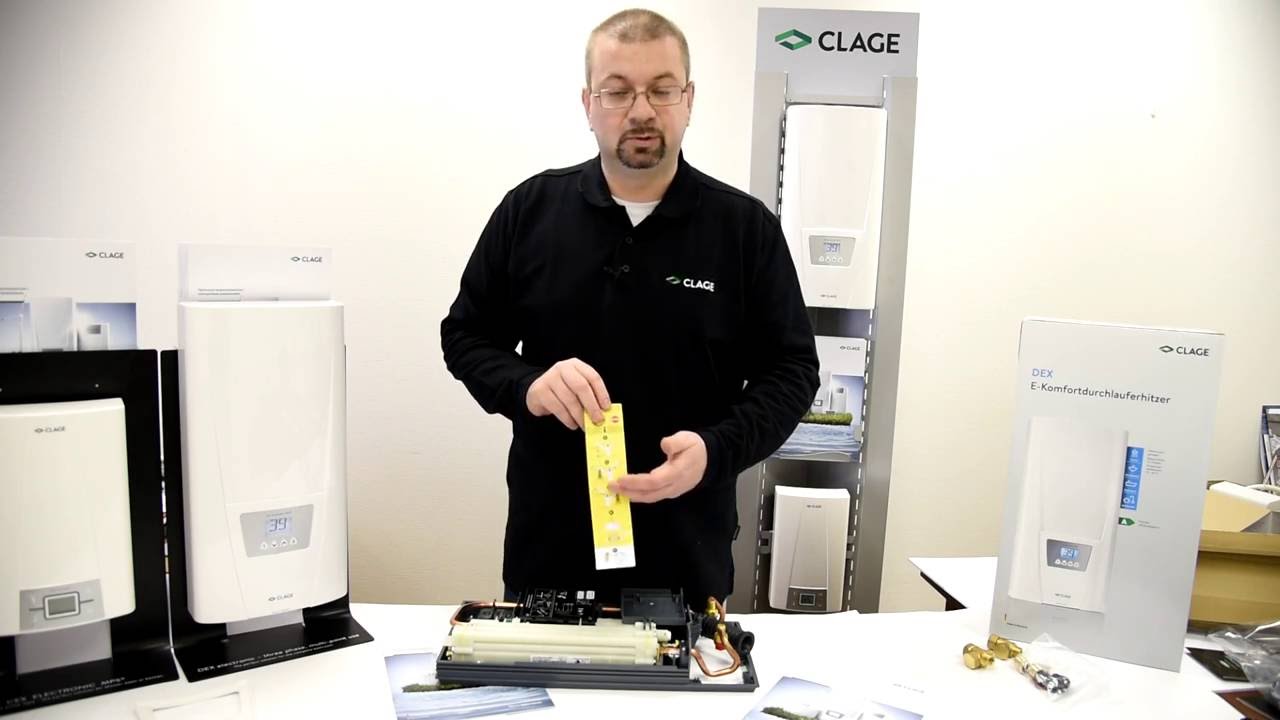 Проточный трехфазный водонагреватель CLAGE DBX