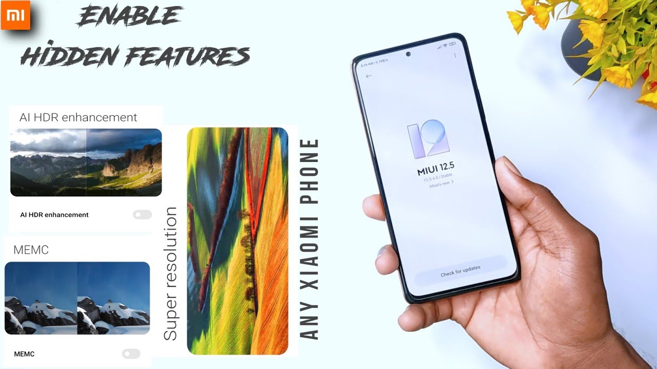Enable MIUI 12 /12.5 All Hidden Features Any Xiaomi Phone | Enable Advance & Hidden Features