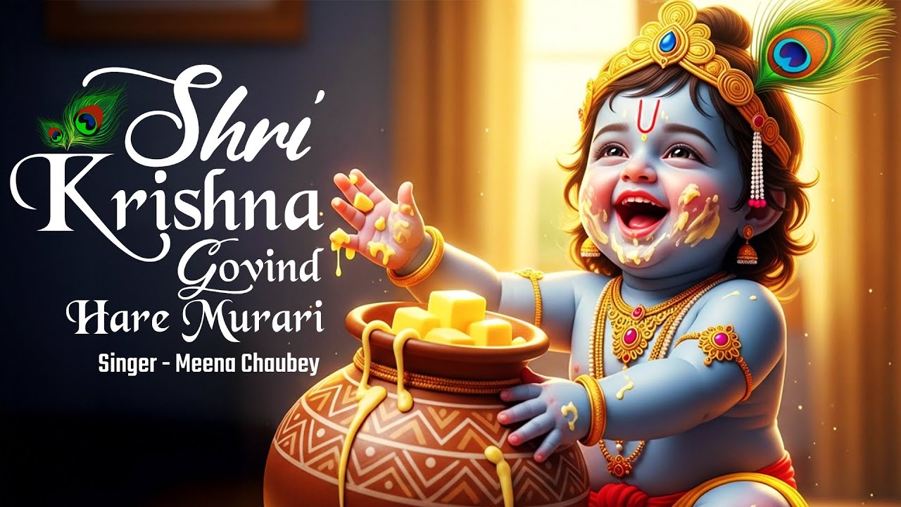 🎶 Shri Krishna Govind Hare Murari | Popular Krishna Song | Krishna Bhajan | Divya Bhajans Music