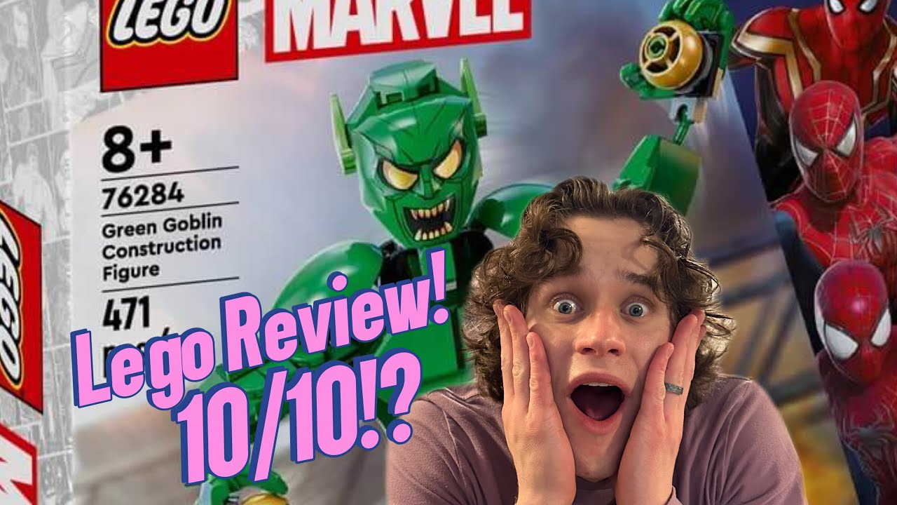 LEGO Green Goblin Construction Figure Review | #76284 | Best Buildable MARVEL Character!?