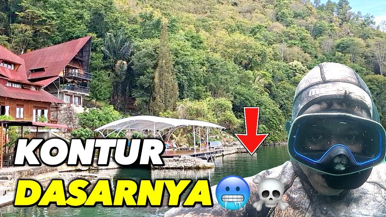 SPEARFISHING DI DEPAN HOTEL PALING HIDDEN DI DANAU TOBA | COBA LIHAT DASARNYA 🥶