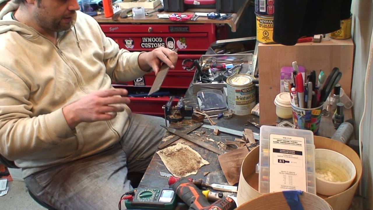 Japanese Electric Guitar Found At A Yard Sale - Major Overhaul: Part 2 - Tru-Oil and Bits.