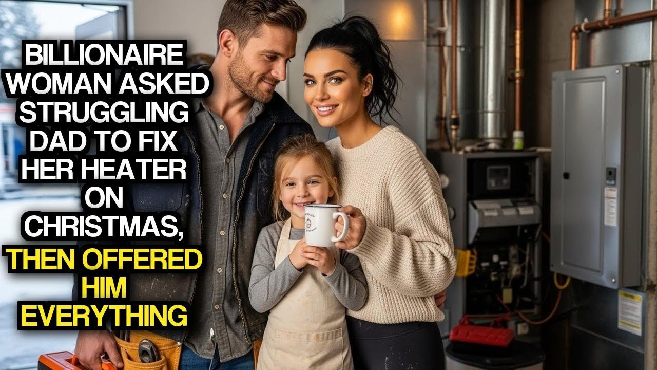 Billionaire Woman Asked Struggling Dad To Fix Her Heater On Christmas, Then Offered Him Everything