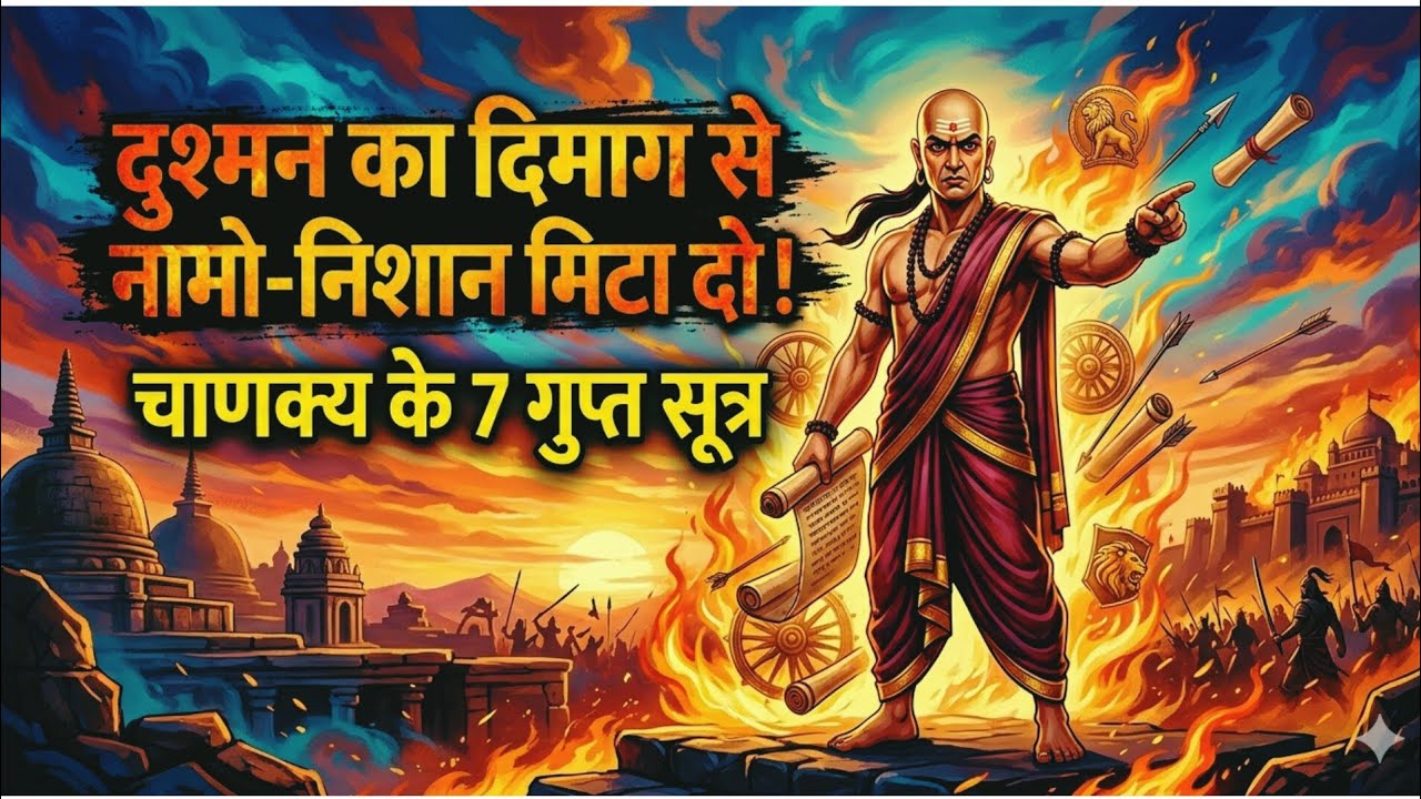 दुश्मन का दिमाग से नामो-निशान मिटा दो! | Chanakya's 7 Secret Rulesचाणक्य नीति