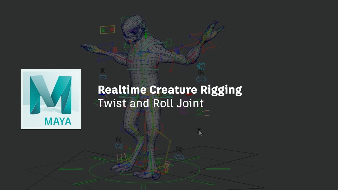 Realtime Creature Rigging Workshop (15 / 19) : Twist & roll joints
