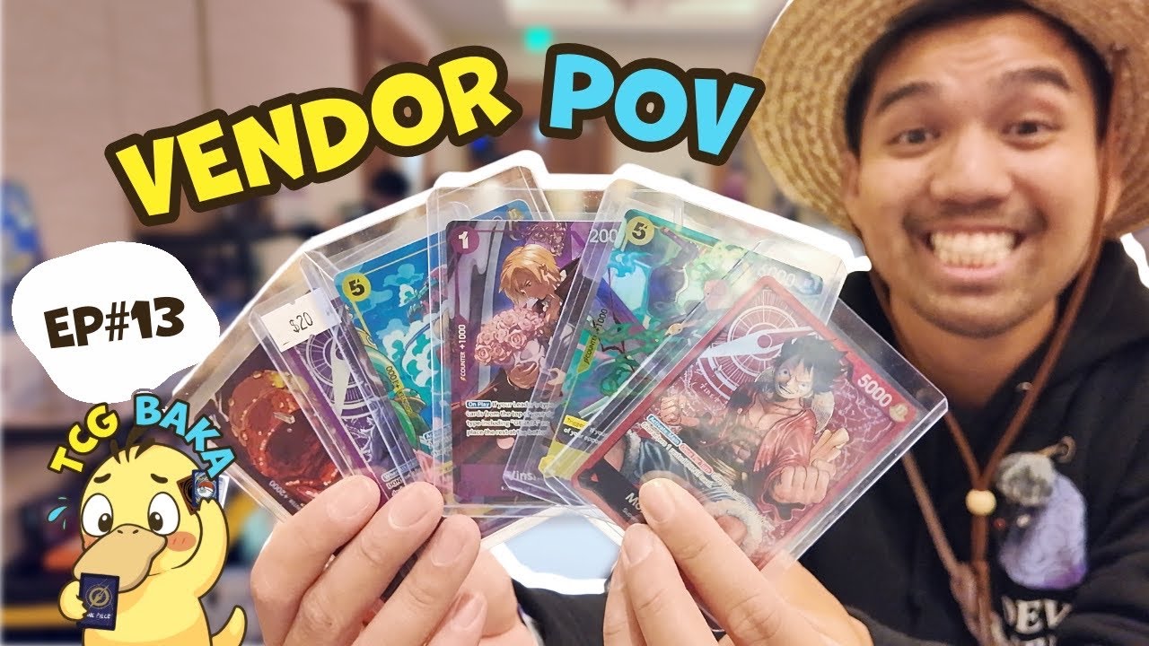 TRADING $8000 TOP 8 Champ Luffy & Champ Kaido | SoCal TCG Card Show | One Piece TCG Vendor POV EP 13