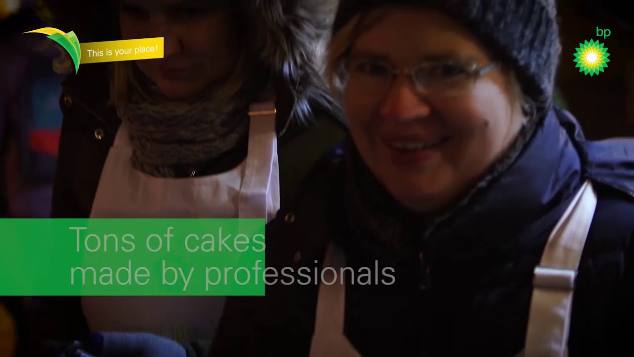 Sweet life at BP activation at Christmas markets in Hungary
