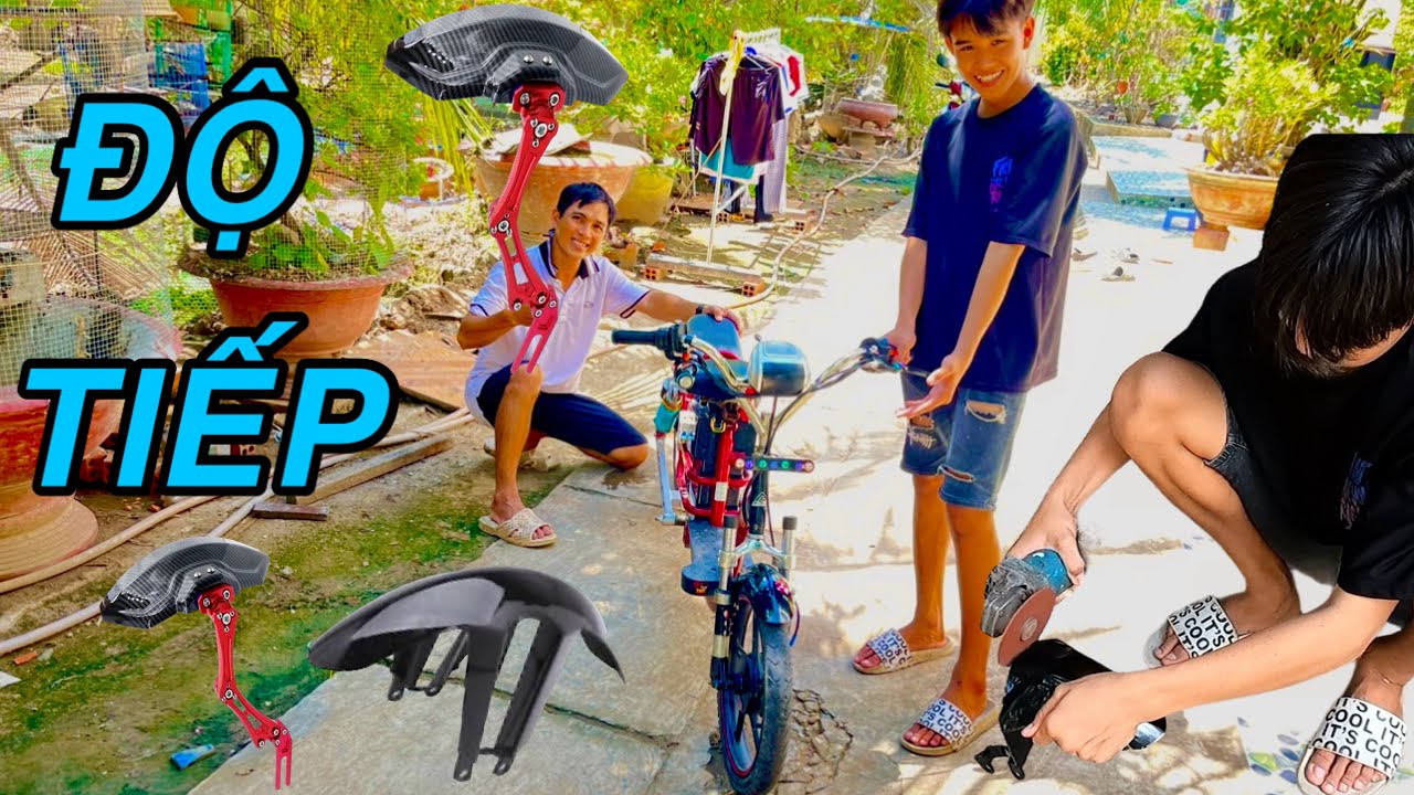 Mất 300k Để Độ Thêm Dè Trước Dè Sau Cho Xe Đạp Điện Độ Của Fake |ATK