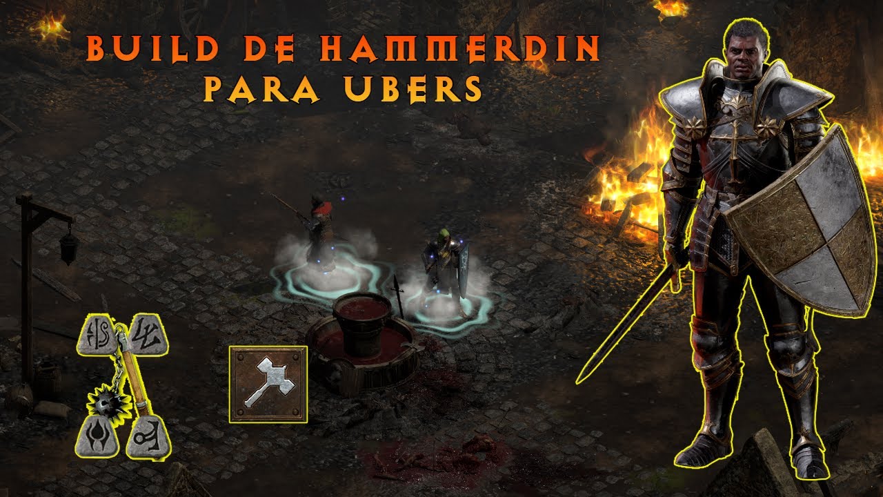 BUILD DE PALADÍN DE MARTILLO PARA HACER UBERS EN DIABLO II RESURRECTED