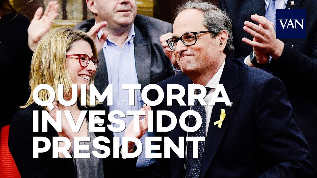 Quim Torra es el nuevo president de la Generalitat de Catalunya