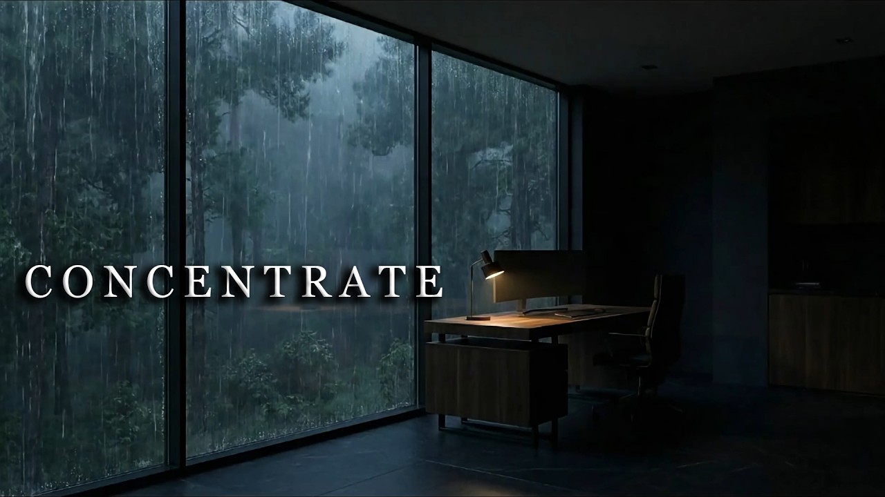 Concentrate like a CEO | Slow Sad Music for Deep Focus & Work 🌧️