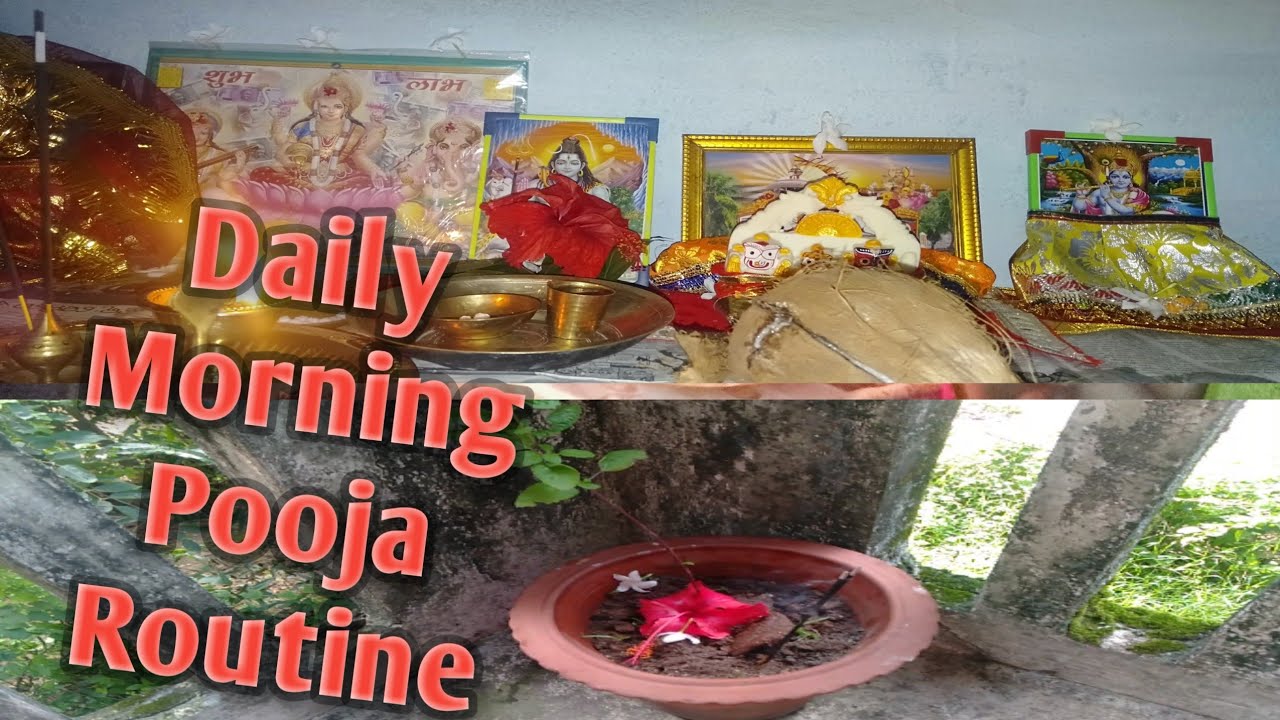 Daily morning pooja routine//My Everyday Simple Pooja Routine🙏