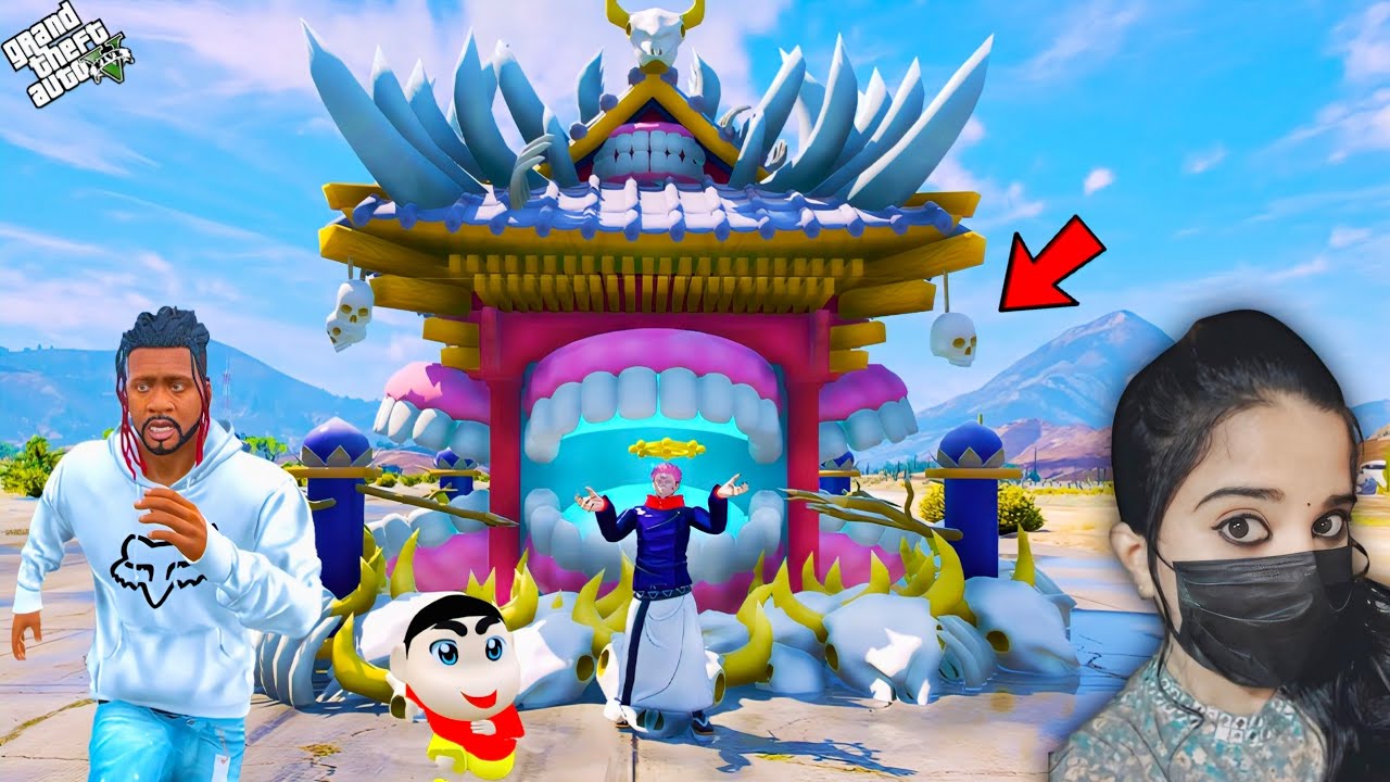 Franklin & Shinchan Found The Sukuna Statue & Gain Sukuna's Power - GTA 5