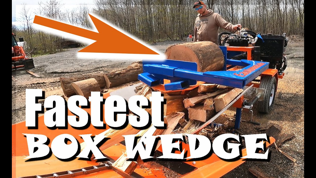 Eastonmade; RED OAK+BOX WEDGE=PRODUCTION!!! What's Your Favorite Firewood? FASTEST LOG SPLITTER