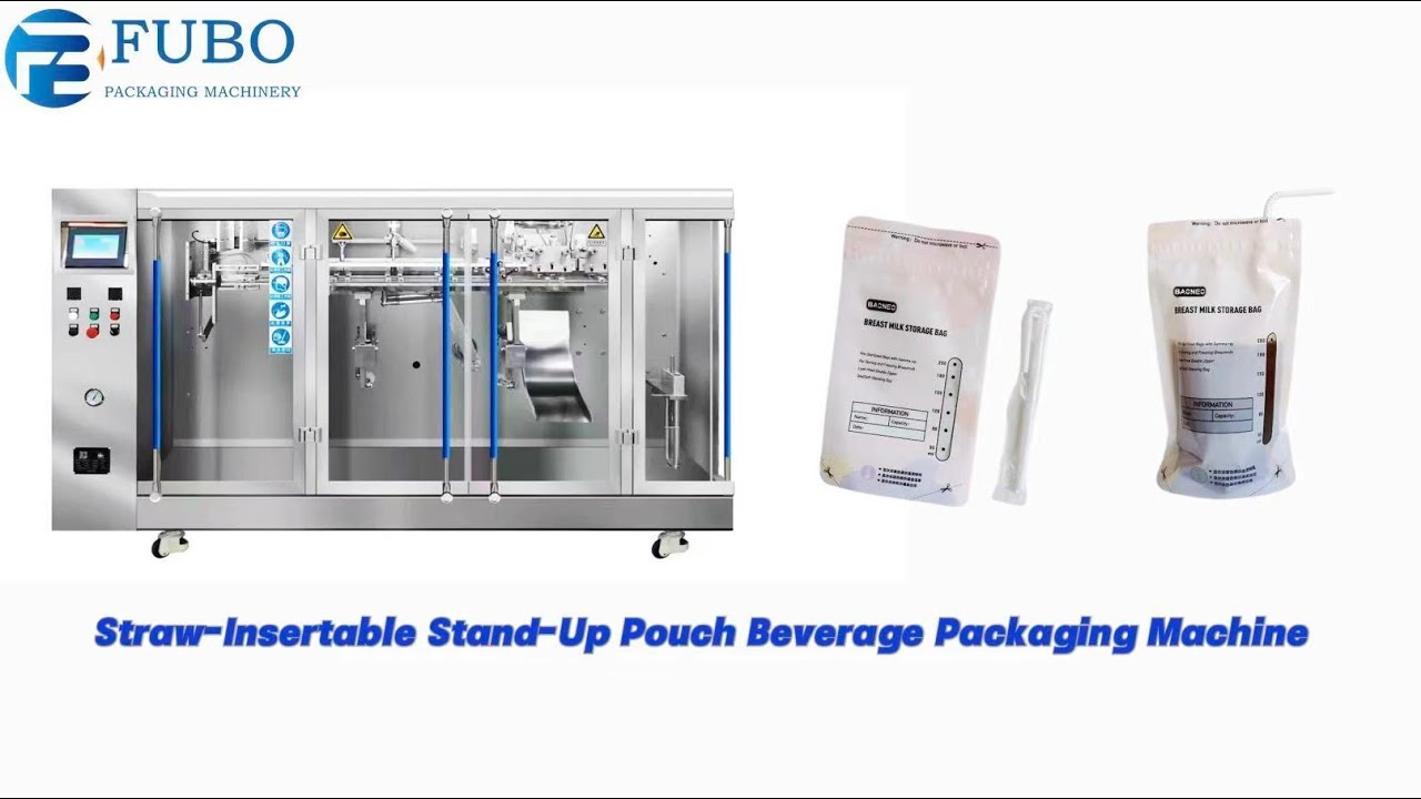 Automatic stand - up pouch beverage packaging machine 