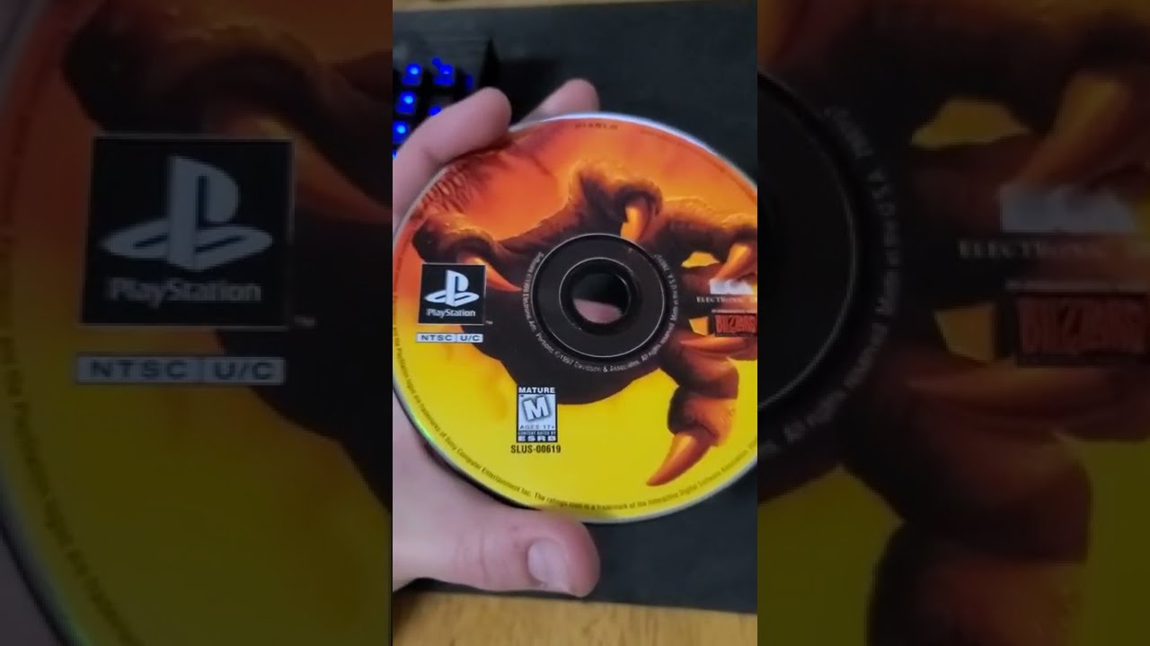 Diablo 1 PS1 RARE game FROM CHILDHOOD! 