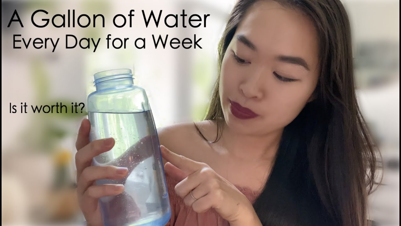 I Drank a GALLON of Water EVERY DAY for a Week! | Was It Worth It?