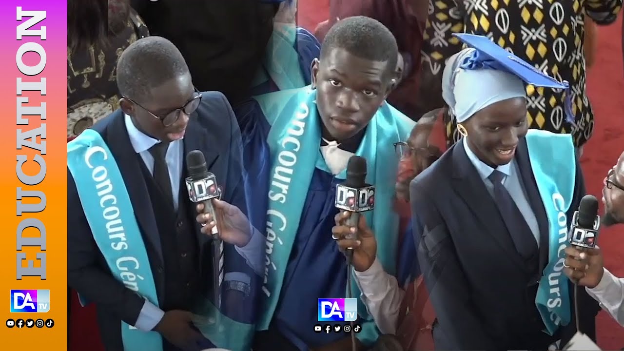 Meilleurs élèves du Sénégal   des lauréats expriment leur joie mp4