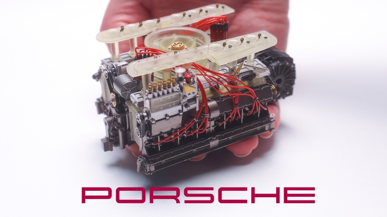 Model Factory Hiro 1/12 Porsche 917K | Part 1. Engine