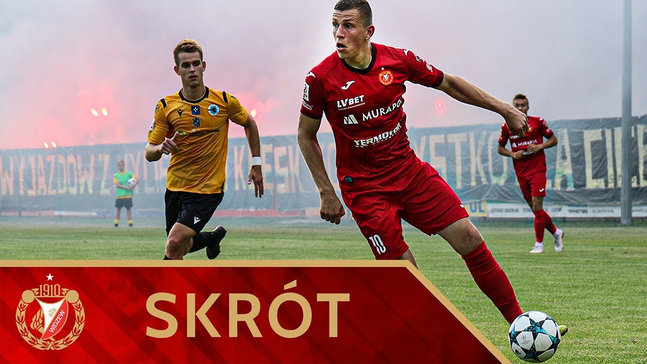 Skrót meczu: Gryf Wejherowo - Widzew Łódź 1:2