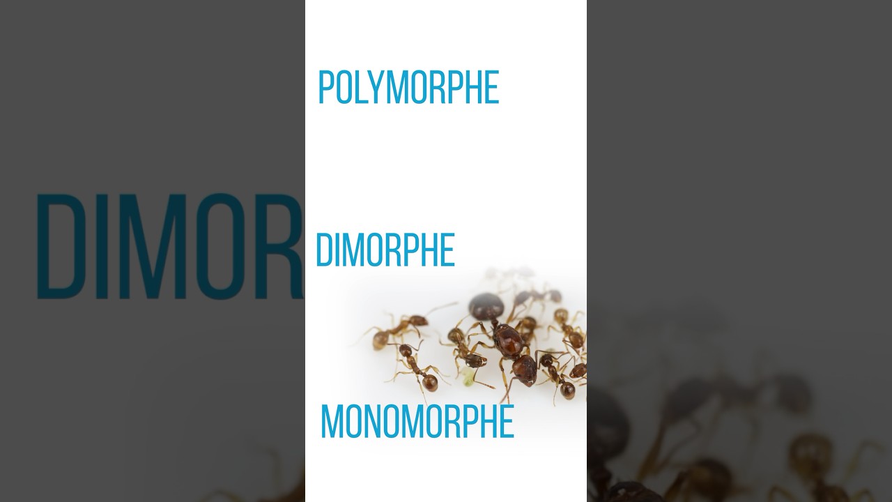 Morphisme chez les fourmis. Extraits de notre film: „comment naît une fourmi“