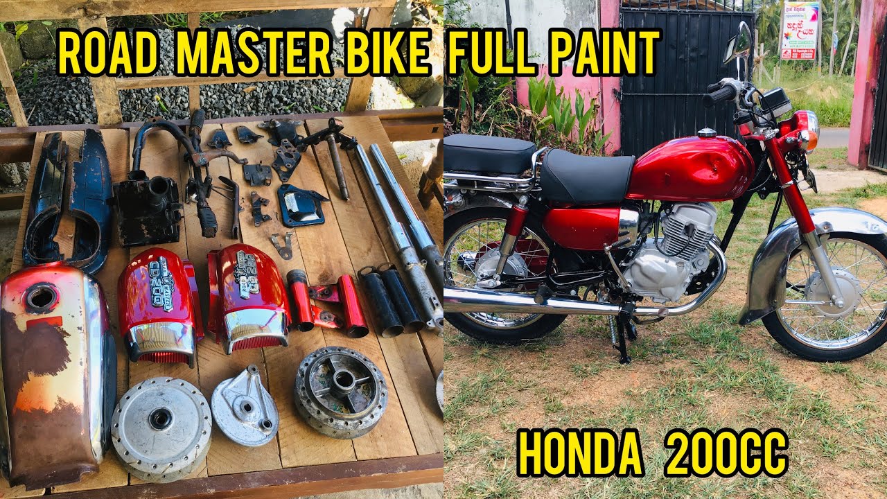 Road Master 200cc bike full painting