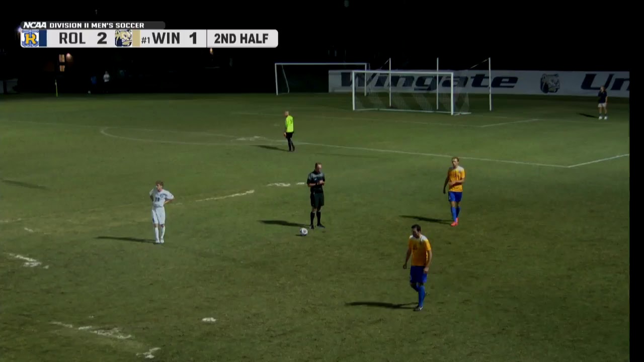 2017 NCAA Men's Soccer - Rollins vs Wingate (From Wingate, NC)