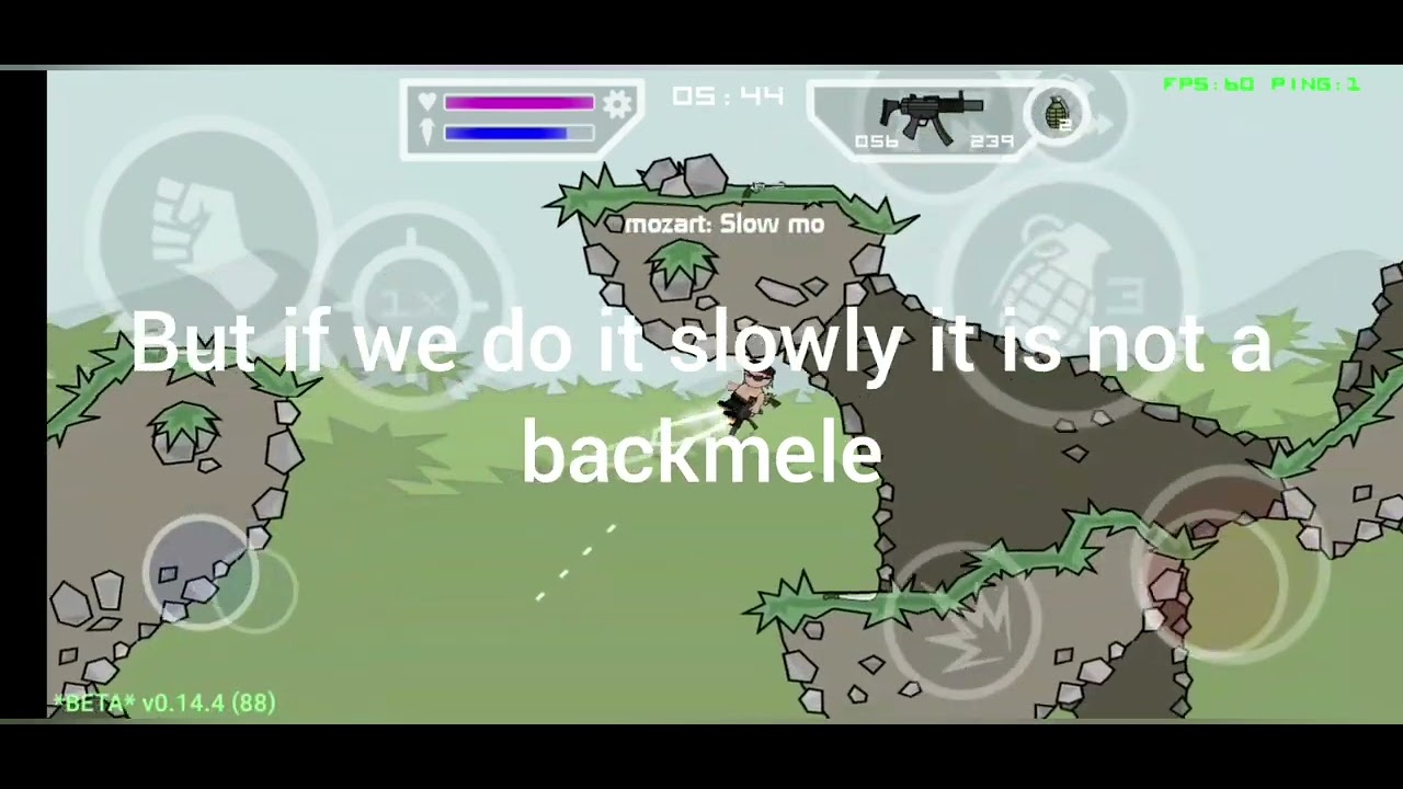 Mini militia : backmele tutorial