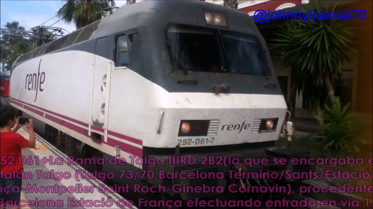 JohnnyTrains470-Catalán Talgo (Barcelona - Portbou) entrando en Mataró [16 de Junio de 2018]