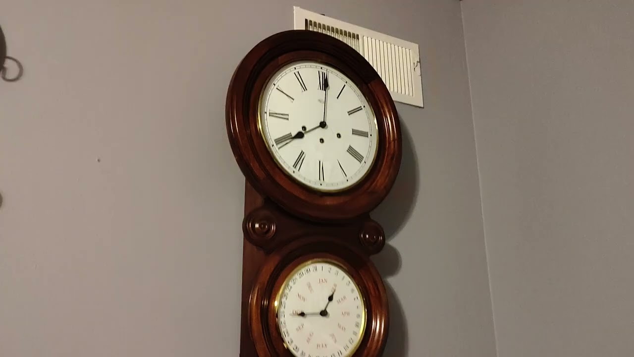 Ridgeway clock chiming 8:00 pm