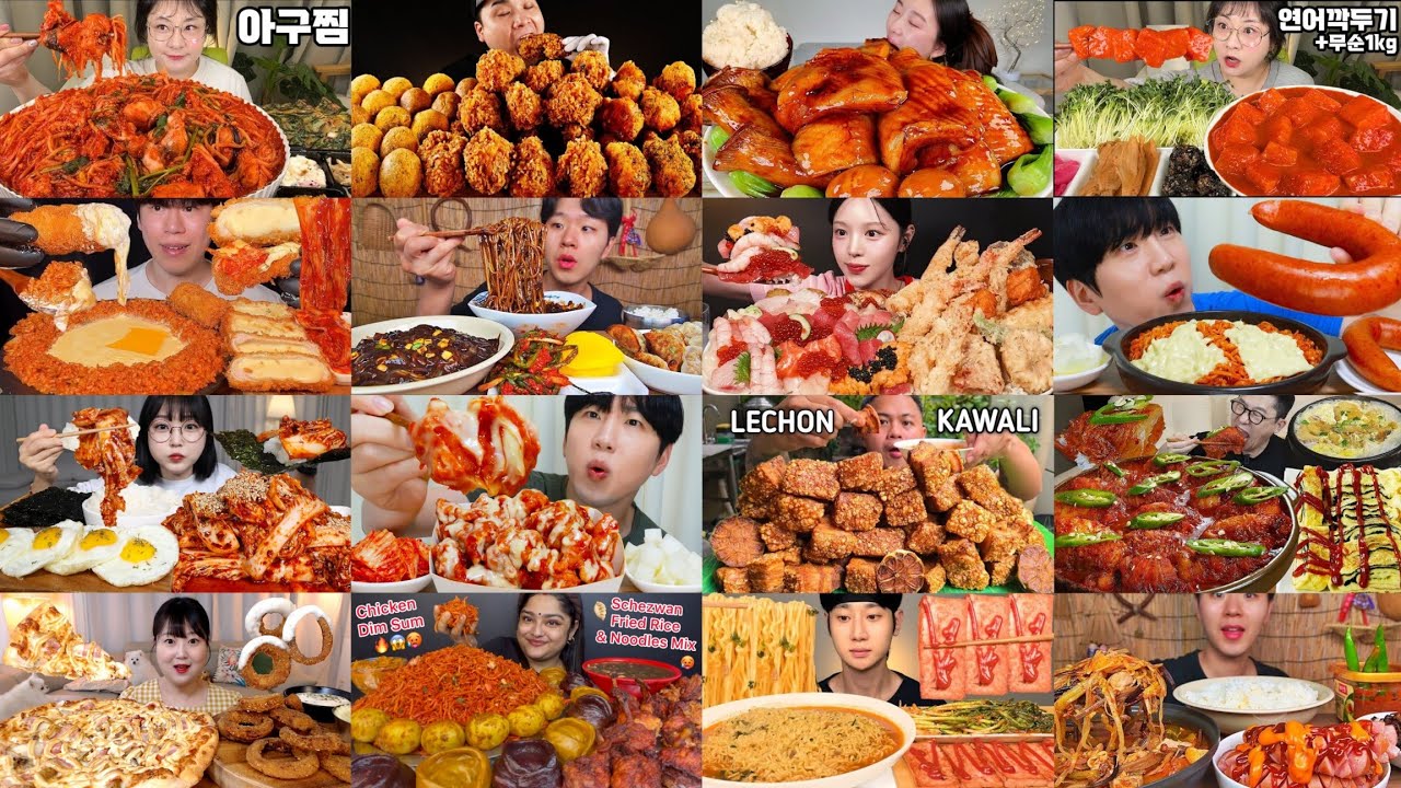 1 HOUR BEST ASMR MUKBANG COMPILATION | 37