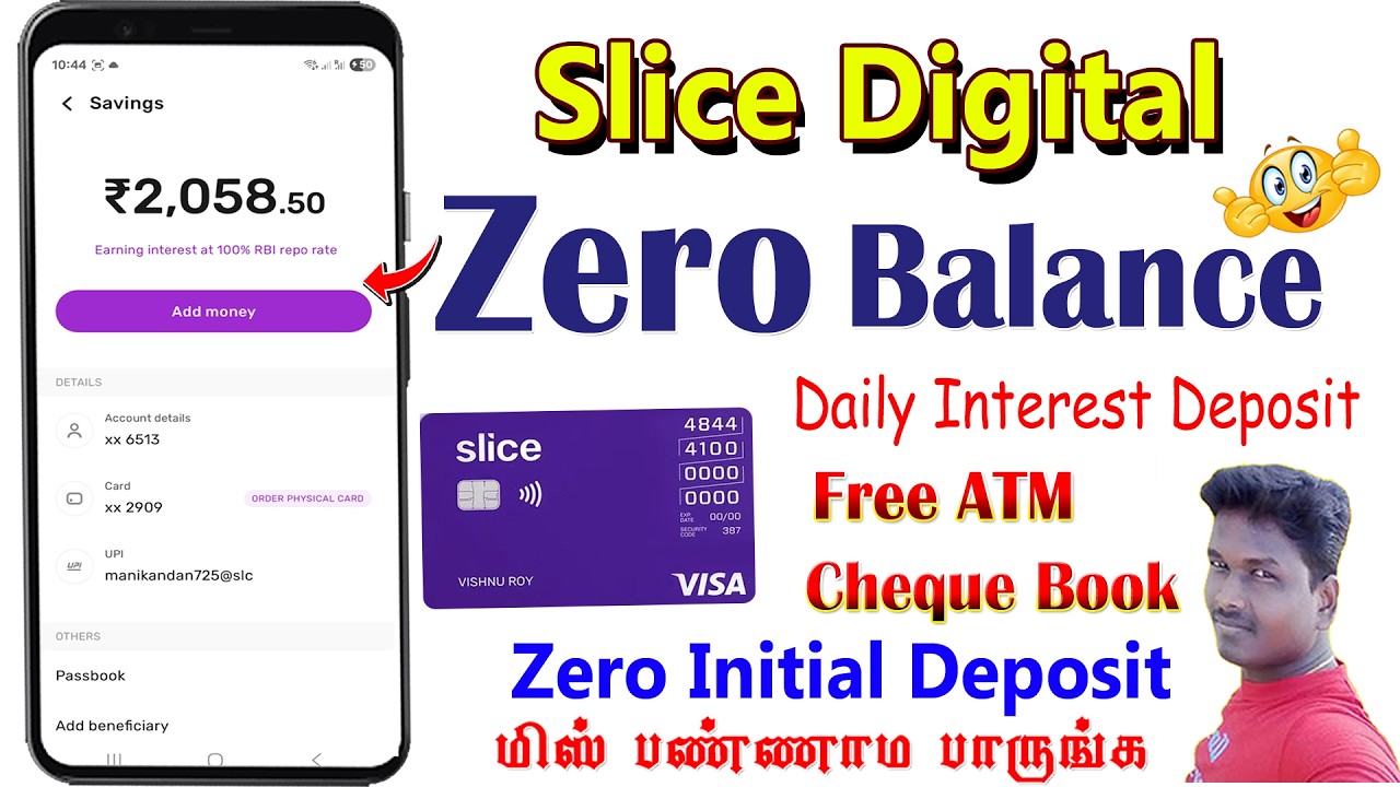 Slice DIgital Zero Balance Account Open Online full details in Tmail 2026@Tech and Technics