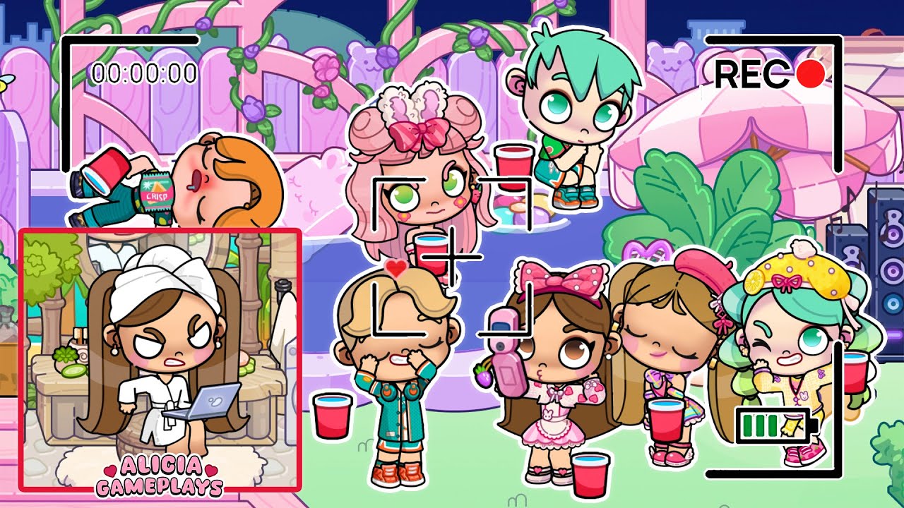 LILI MONTA UNA FIESTA ESCOLAR EN MI CASA ¡A ESCONDIDAS! 😨🎉 en Avatar World | Alicia Gameplays
