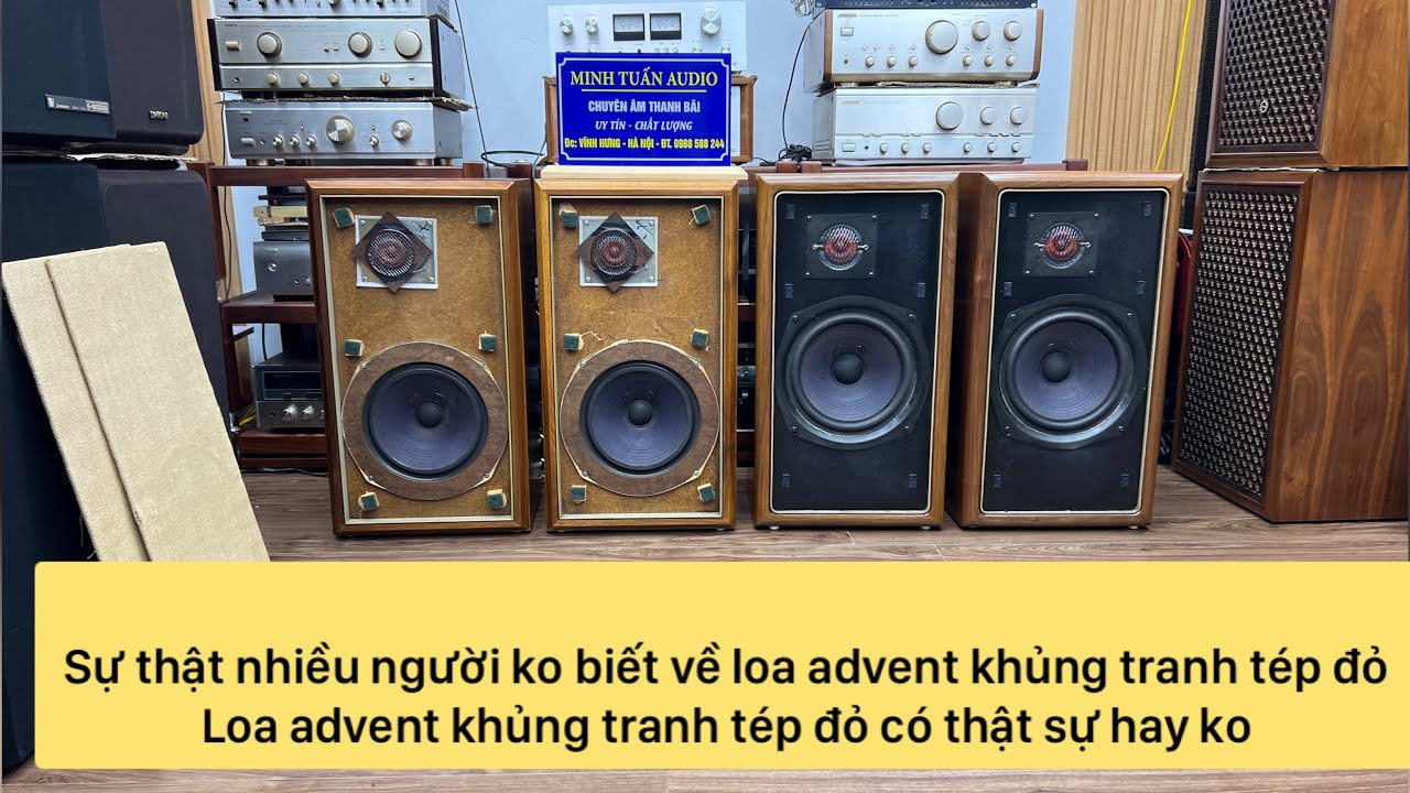 Su thật nhiều người ko biết về loa advent  khung tranh tép đỏ |advent loudspeaker