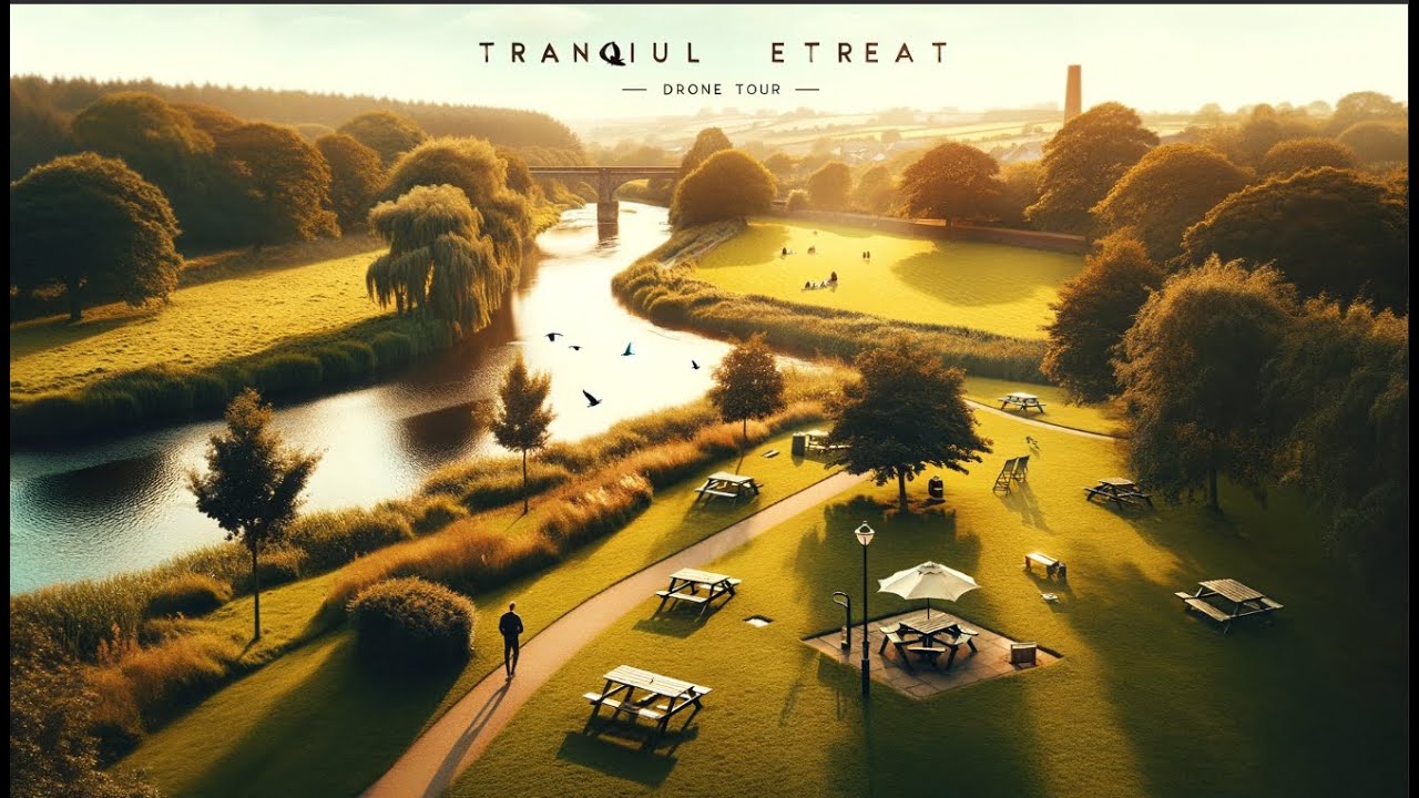 Tranquil Retreat: A Drone Tour of Broken Scar Picnic Area, Darlington 🌳🚁