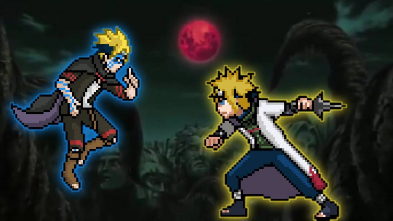 Boruto TBV(New) VS Minato Namikaze in Jump Force Mugen