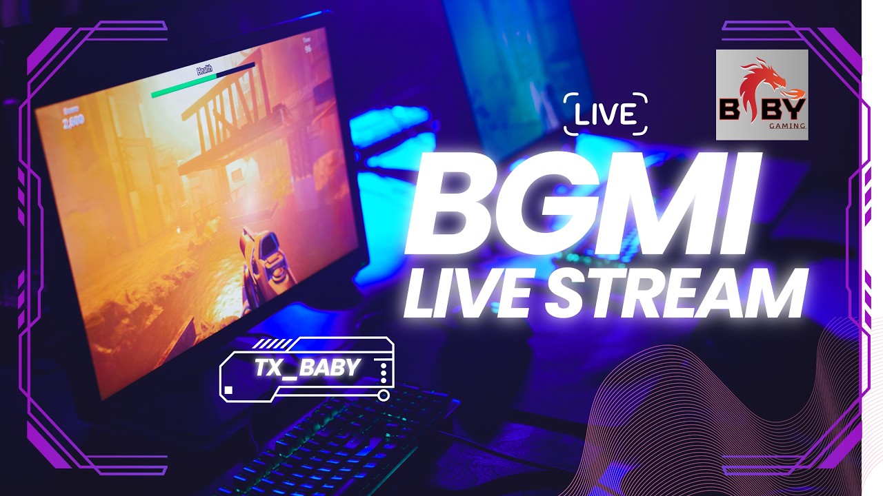 🔴 LIVE: BGMI RUSH GAMEPLAY & INSANE CLUTCHES 🔥 | DAILY GRIND | @tx_baby