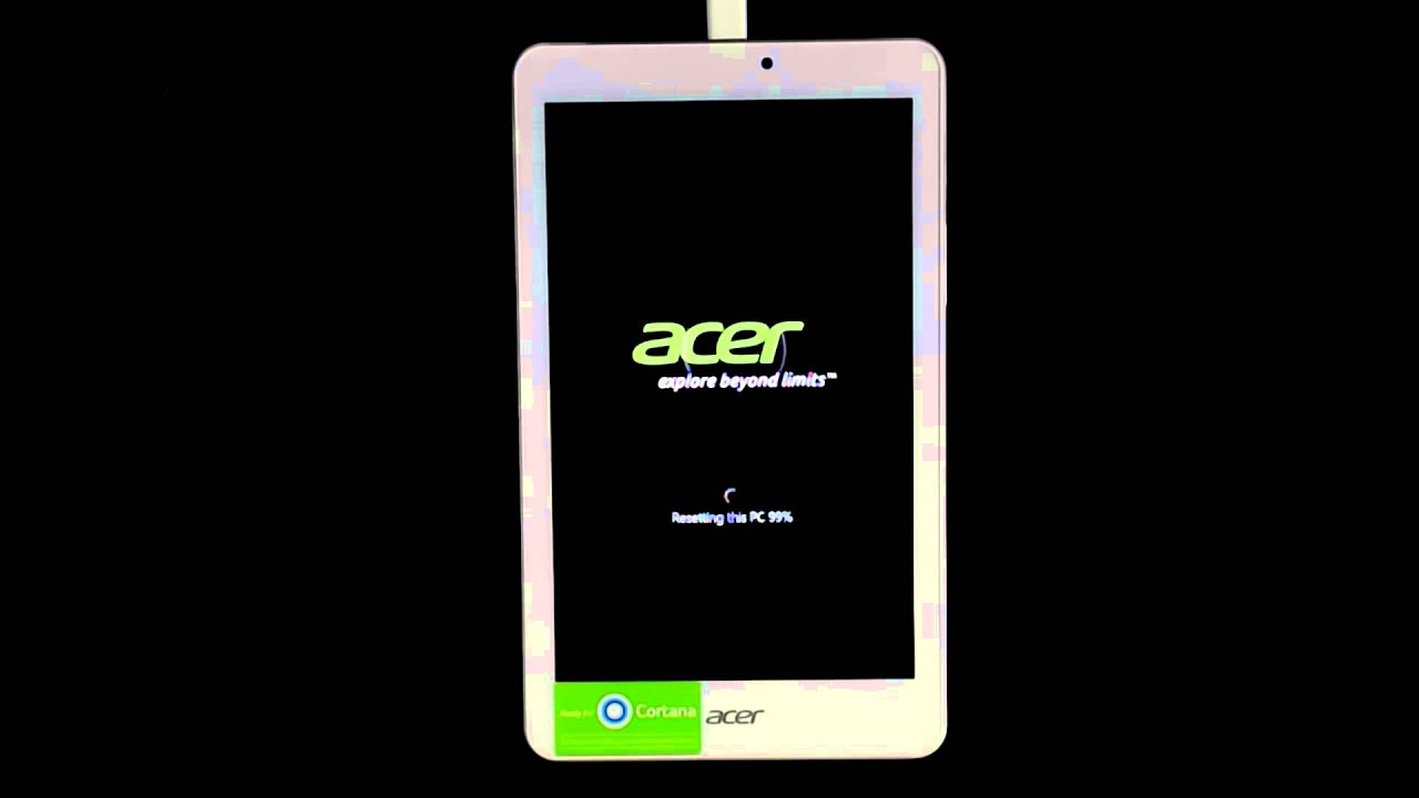 Windows 10 Tablet Hard reset