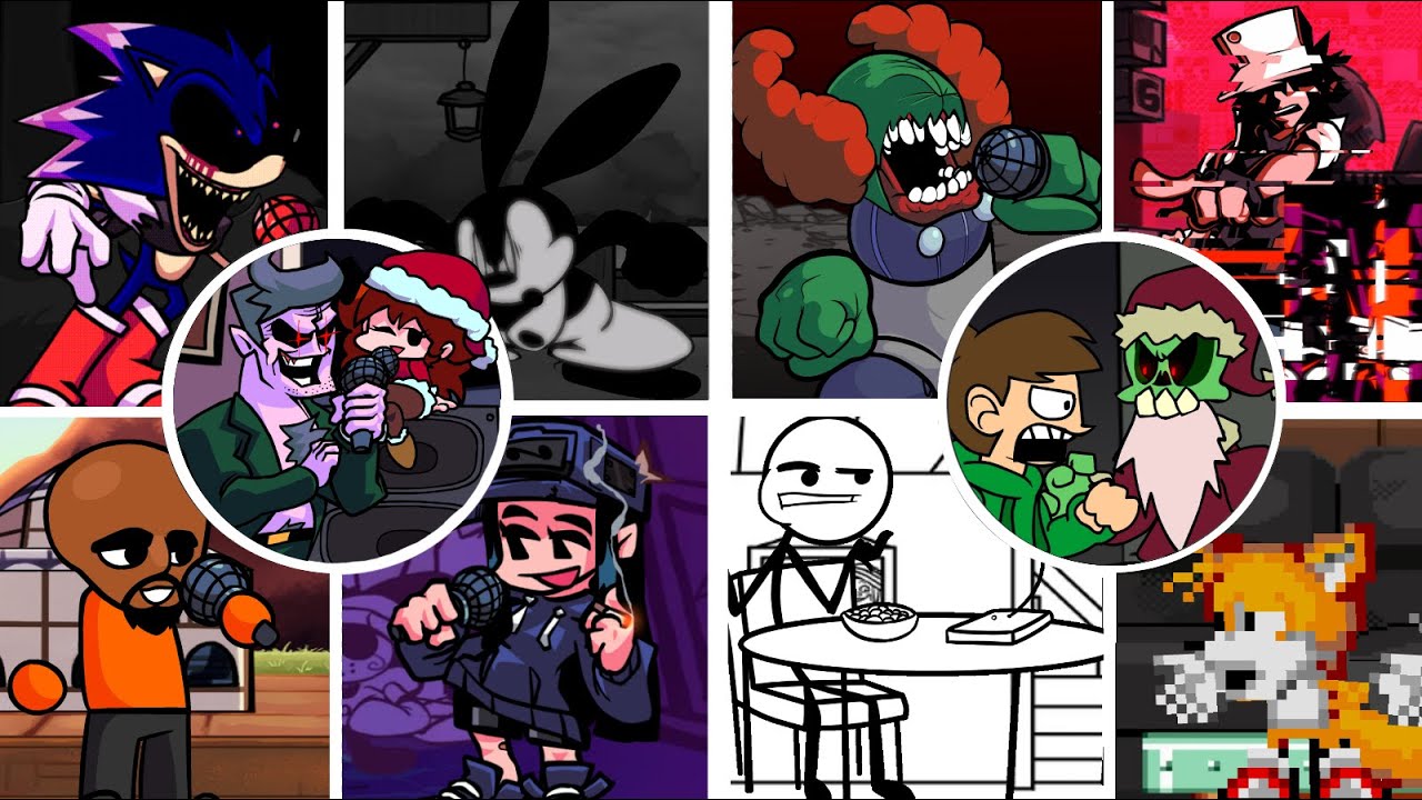 FNF - Deck AND Zanta but Every Turn a Different Cover Is Used🎶(FNF Everyone Sings Deck, Zanta)