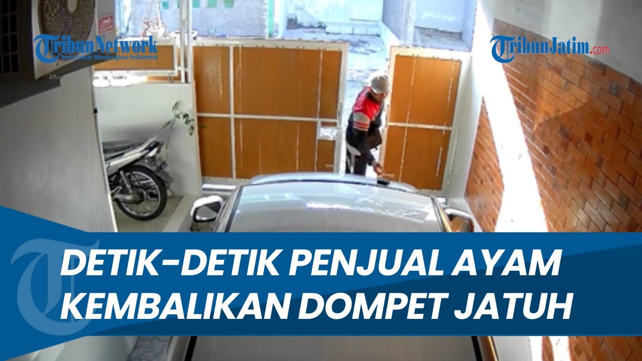 Terima Kasih Orang Baik! Viral Detik-Detik Penjual Ayam Kembalikan Dompet yang Terjatuh