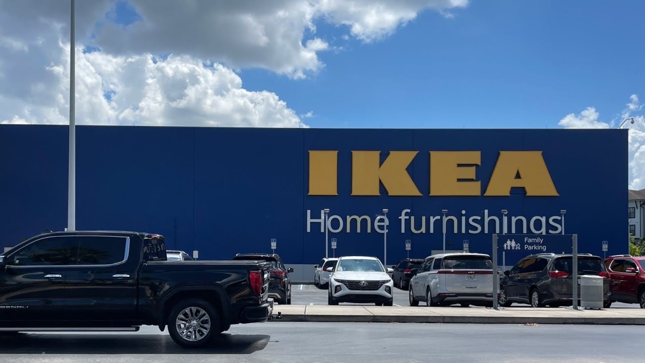 Shopping at Ikea, Orlando, Florida for stylish furniture and home essentials!