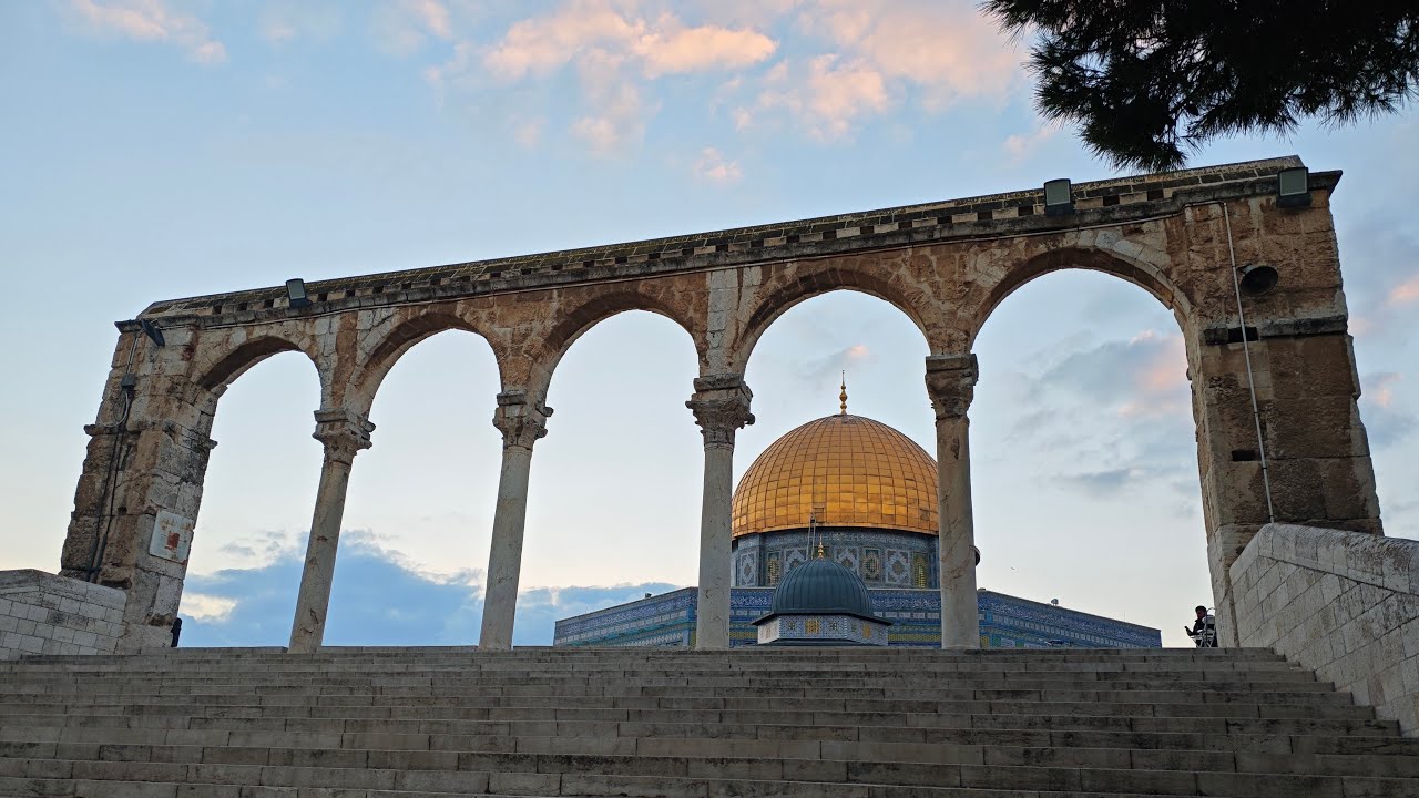 17.1.2026 أذان و صلاة المغرب من المسجد الأقصى المبارك Maghrib prayer from the blessed Al-Aqsa Mosque
